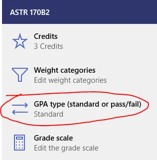 Selecting pass/fail
